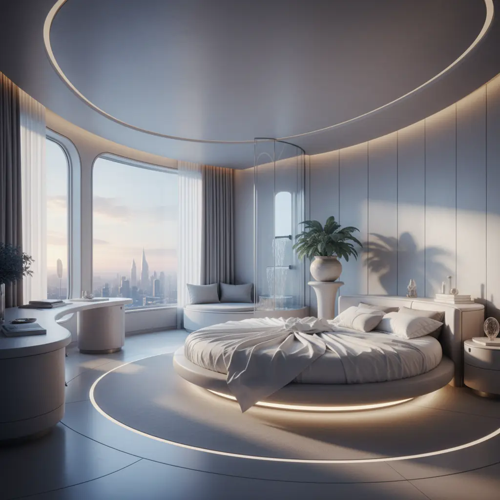 Peaceful bedroom